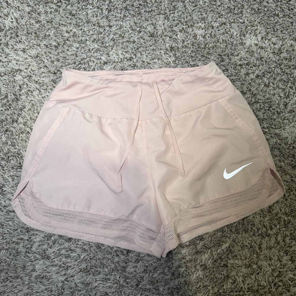 Nike Shorts Womens XS Pink Dri-FIT Running 3in Lined Mesh Athletic Gym Training
